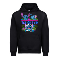 Black preview flower stitch 1st grade Urban Hoodie - AdoDesignShop
