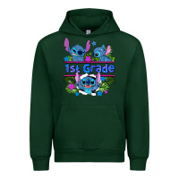 Forest Green preview flower stitch 1st grade Urban Hoodie - AdoDesignShop