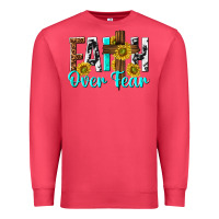 Cardinal faith over fear Premium Sweatshirt - texasbilliewilder