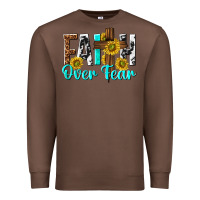 Chestnut faith over fear Premium Sweatshirt - texasbilliewilder