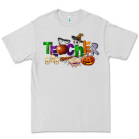 Dove Grey halloween teacher Premium Tee - LillyAllenDesigns