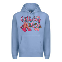 Colony Blue birthday diva Premium Hoodie - AdoDesignShop