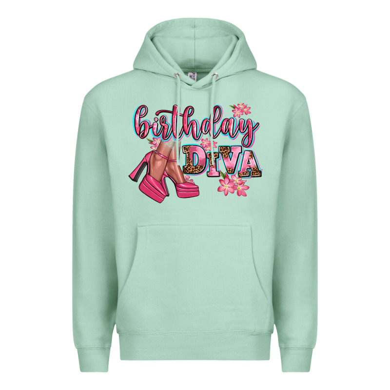Birthday Diva Premium Hoodie by AdoDesignShop | Teevron