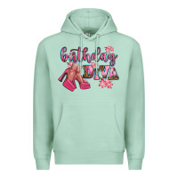 Seafoam birthday diva Premium Hoodie - AdoDesignShop