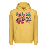 Antique Gold birthday diva Premium Hoodie - AdoDesignShop