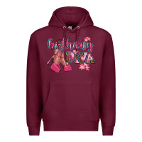 Burgundy birthday diva Premium Hoodie - AdoDesignShop