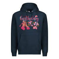 Navy birthday diva Premium Hoodie - AdoDesignShop