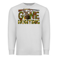 Dove Grey gone hunting western Premium Sweatshirt - texasbilliewilder