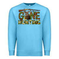 Ocean Blue gone hunting western Premium Sweatshirt - texasbilliewilder