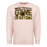 Pale Pink gone hunting western Premium Sweatshirt - texasbilliewilder