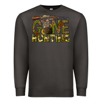 Smoke gone hunting western Premium Sweatshirt - texasbilliewilder