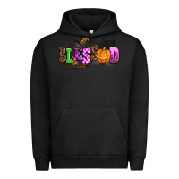 Pigment Black halloween blessed Urban Hoodie - AdoDesignShop