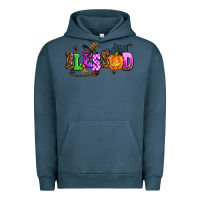 Pigment Midnight Navy halloween blessed Urban Hoodie - AdoDesignShop