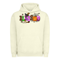 Pigment Pistachio halloween blessed Urban Hoodie - AdoDesignShop