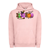 Pigment Salmon halloween blessed Urban Hoodie - AdoDesignShop