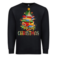 Black book christmas tree merry christmas Premium Sweatshirt - Zillion Design Studio