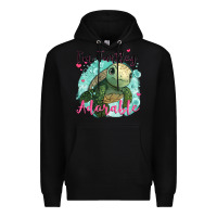 Black i'm turtley adorable Premium Hoodie - JahusDesignShop