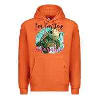 Carrot i'm turtley adorable Premium Hoodie - JahusDesignShop