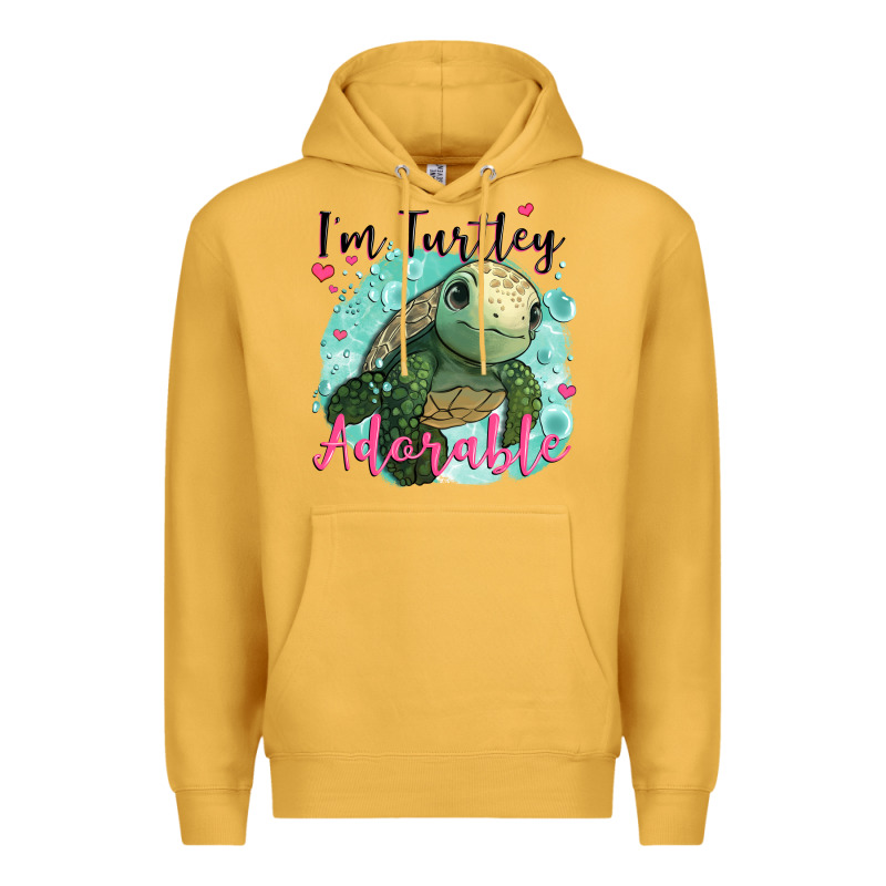 I'm Turtley Adorable Premium Hoodie by JahusDesignShop | Teevron