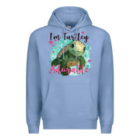 Colony Blue i'm turtley adorable Premium Hoodie - JahusDesignShop