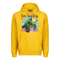 Lemon i'm turtley adorable Premium Hoodie - JahusDesignShop