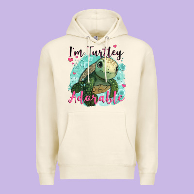 I'm Turtley Adorable Premium Hoodie Designed By Jahusdesignshop