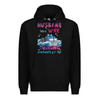 Black husband and wife cruising partners for life Premium Hoodie - JahusDesignShop