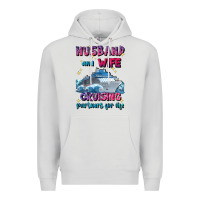Dove Grey husband and wife cruising partners for life Premium Hoodie - JahusDesignShop