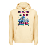 Pina Colada husband and wife cruising partners for life Premium Hoodie - JahusDesignShop