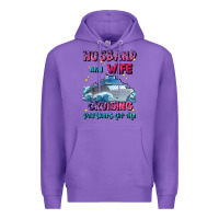 Purple husband and wife cruising partners for life Premium Hoodie - JahusDesignShop