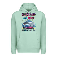 Seafoam husband and wife cruising partners for life Premium Hoodie - JahusDesignShop