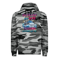 Slate Camo husband and wife cruising partners for life Premium Hoodie - JahusDesignShop