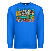 True Royal home is where  you park it Premium Sweatshirt - texasbilliewilder