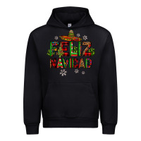 Black feliz navidad Urban Hoodie - JahusDesignShop