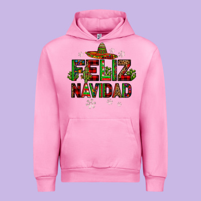 Feliz Navidad Urban Hoodie Designed By Jahusdesignshop