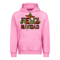 Fuchsia Pink feliz navidad Urban Hoodie - JahusDesignShop