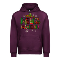 Mauve Wine feliz navidad Urban Hoodie - JahusDesignShop