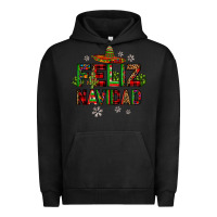 Pigment Black feliz navidad Urban Hoodie - JahusDesignShop