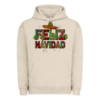 Pigment French Oak feliz navidad Urban Hoodie - JahusDesignShop
