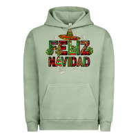 Pigment Oil Green feliz navidad Urban Hoodie - JahusDesignShop