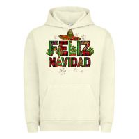 Pigment Pistachio feliz navidad Urban Hoodie - JahusDesignShop