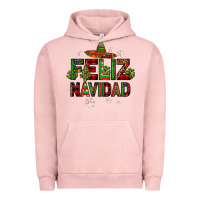 Pigment Salmon feliz navidad Urban Hoodie - JahusDesignShop