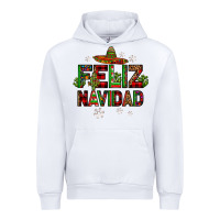 White feliz navidad Urban Hoodie - JahusDesignShop