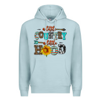 Blue Mist a little country a little hood Premium Hoodie - AdoDesignShop
