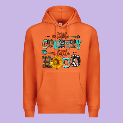A Little Country A Little Hood Premium Hoodie Designed By Adodesignshop