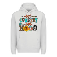 Dove Grey a little country a little hood Premium Hoodie - AdoDesignShop