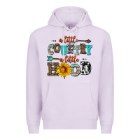 Lilac a little country a little hood Premium Hoodie - AdoDesignShop