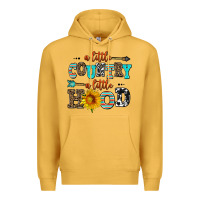 Mustard a little country a little hood Premium Hoodie - AdoDesignShop