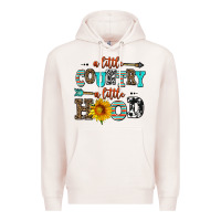 Pale Pink a little country a little hood Premium Hoodie - AdoDesignShop