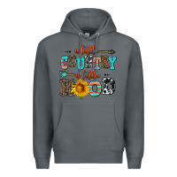 Rock a little country a little hood Premium Hoodie - AdoDesignShop